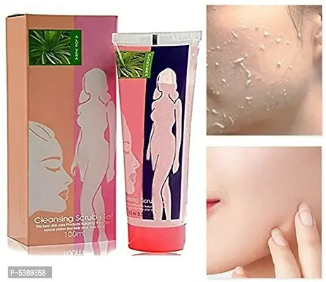 High Quality Face Body Scrub Cleansing Gel With Vitamin E Extracts Skin Care Face