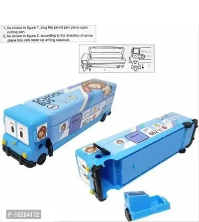 New Trendy Magic Bus Pencil Case With Moveing Wheels Best For Brithday Party Return Gift-thumb2