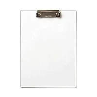 HARRY  Paper Clipboard Writing Pad Clipboards Drawing/Writing/Exam Board/Clipboard with Clip and Elastic - Sturdy, Lightweight for Office, School, College Transparent Exam Pad.-thumb3