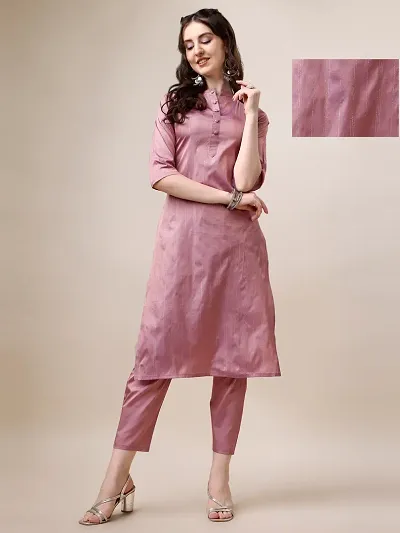 Fancy Art Silk Kurta Set For Women