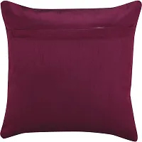 Stylish Fancy Silk Plain Cushions Cover Pack Of 5-thumb4