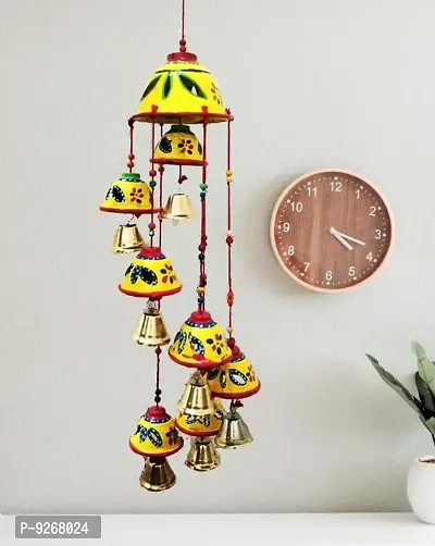 Home Decor wind Chimes Door Hanging Wall Hangings Set of 1(yellow)