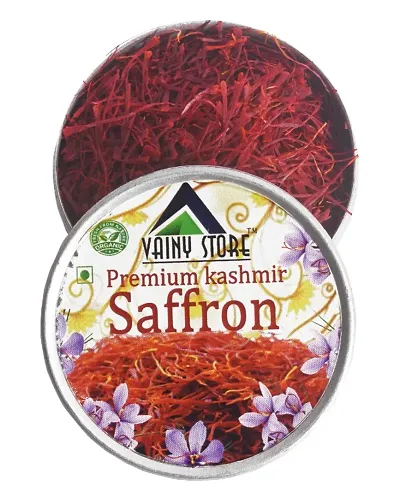 Pure 1/4 (0.025 g)  gm Kashmiri Saffron/Kesar Kesar Threads Untouched Grade A++ / Kumkuma Puvvu | For Pregnant Women, Skin, Face, Biryani, Cooking