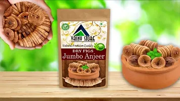 Premium Dried Afghani Anjeer 100g Pack Dried Figs Rich Source of Fibre Calcium  Iron Low in calories and Fat Free Non-GMO Dried Figs-thumb1