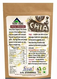 Raw Unroasted Chia Seeds for eating with Omega 3 and Fiber for Weight Loss management( 250 Gram)-thumb1