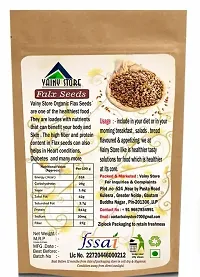 Organic Raw Unroasted Flax Seeds for Eating Rich with Fiber for Weight Management -(250 G)-thumb1