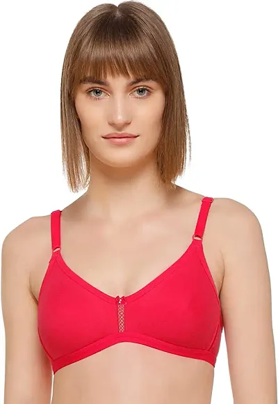 Women's Cotton Hosiery Non-Padded Non Wired T-Shirt Bra