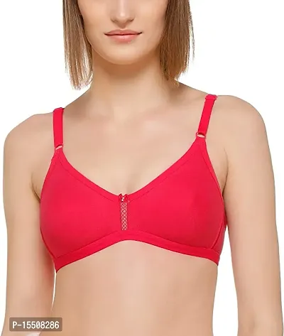Women's Cotton Hosiery Non-Padded Non Wired T-Shirt Bra-thumb2