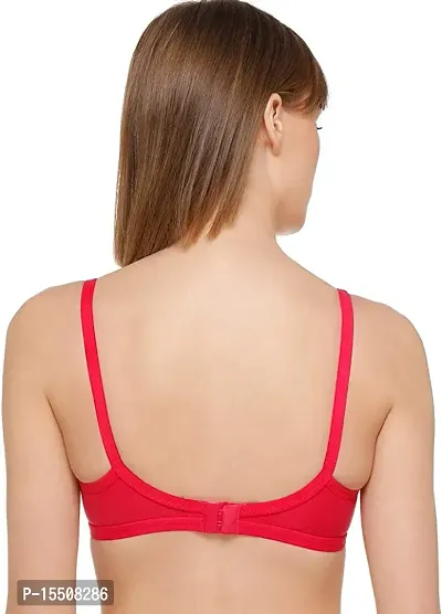 Women's Cotton Hosiery Non-Padded Non Wired T-Shirt Bra-thumb3