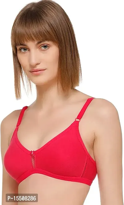 Women's Cotton Hosiery Non-Padded Non Wired T-Shirt Bra-thumb4