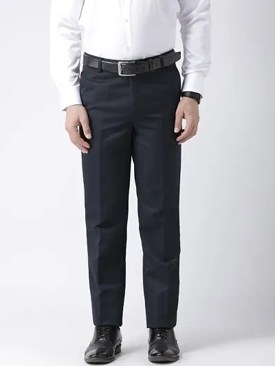 Stylish Cotton Blend Formal Trousers 