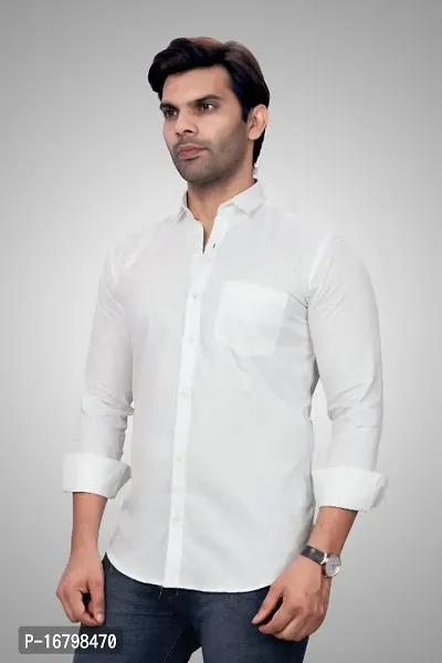 Formal Cotton Shirt with Pocket-thumb0
