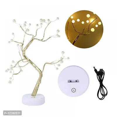Desk Lamp USB Battery-Operated Ventuos - Floor Lamp Table Lamp with a Pearl Tree Adjustable Lamp with 36 LED Beads for Bonsai Tree LED Lamps,Pack of 1-thumb5