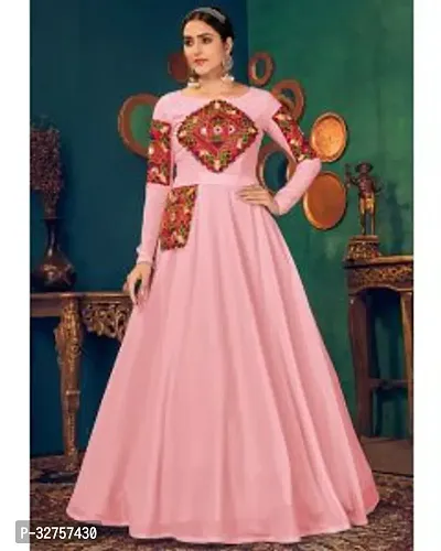 Blend Stitched Anarkali Gown-thumb0