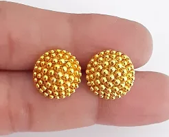 three gold plated  ear tops one tops free on two-thumb1