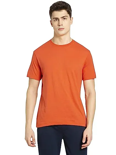 Reliable Solid Round Neck Tees For Men