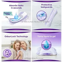 (4+6 Pregnancy Kit) 4 New Mom Maternity Pads Heavy Flow (850ml) + 6 Medium Size New Mom Pad Fixator Panty Washable and Reusable for Hip Size 78-88cm. Full Day or Overnight Protection-thumb4