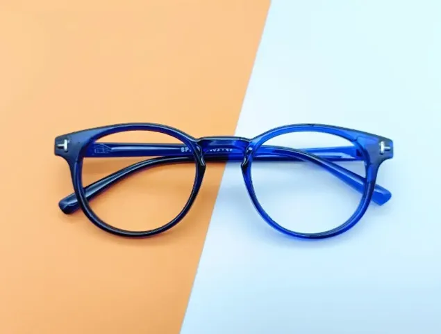 AKAYI  Raised Retro Oval Unisex Glasses Spectacle Frames for Men Women Boys Girls