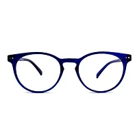 AKAYI  Raised Retro Oval Unisex Glasses Spectacle Frames for Men Women Boys Girls-thumb1