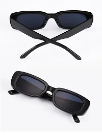 Trendy Unisex Black Sunglasses-thumb2