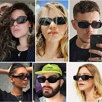 Trendy Unisex Black Sunglasses-thumb3