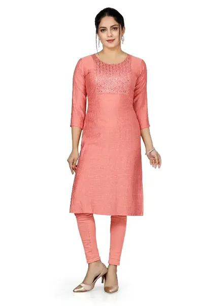 New Fancy Cotton Stitched Kurti