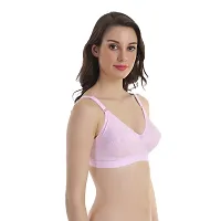 POOJARAGENEE Pooja Ragenee D Cup Pure Cotton Bra for Womens (BQ2094_BPK_SK_CRL_32D)-thumb2