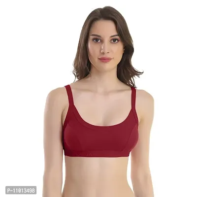 Buy POOJA RAGENEE Pack Of 3 Full Coverage Non Wired Sports Bra