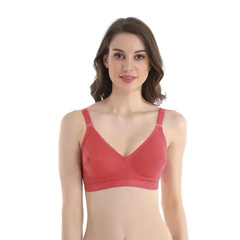 POOJARAGENEE Womens Pure Cotton D Cup Bra for Everyday