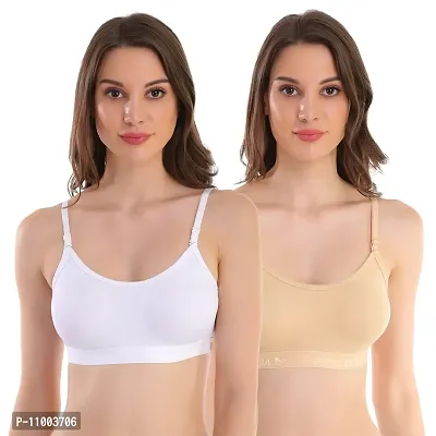 Buy POOJARAGENEE Women's Pure Cotton Sports Bra Online In India At Discounted  Prices