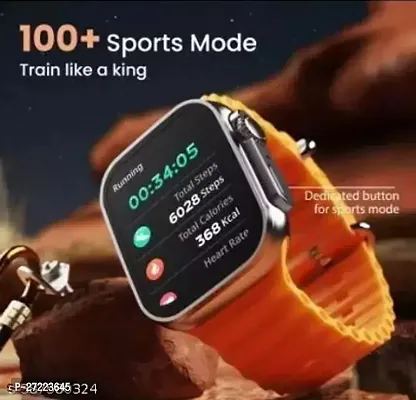 Stylish T800 Ultra S8 Ultra Smartwatch with HD Display, Bluetooth Calling with Dialpad, Multiple Sports Modes, Multiple Faces, Spo2 Monitoring  H R monitoring, Call Notification, BT Camera