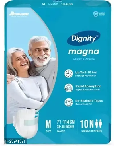 Romsons Dignity Magna Adult Diaper, Size-Medium, Waist Size 28 - 45, (Pack of 3) Adult Diapers - M-thumb4