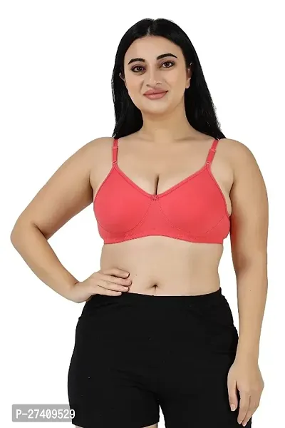 Classic Cotton Blend Solid Bras for Women-thumb0