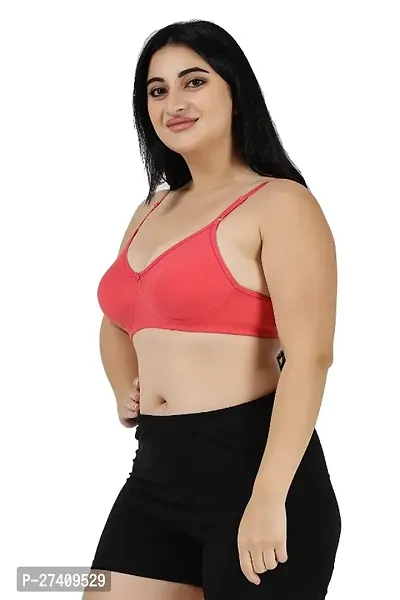 Classic Cotton Blend Solid Bras for Women-thumb5