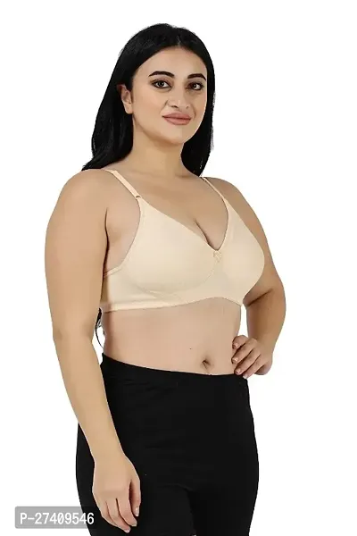 Classic Cotton Blend Solid Bras for Women-thumb4