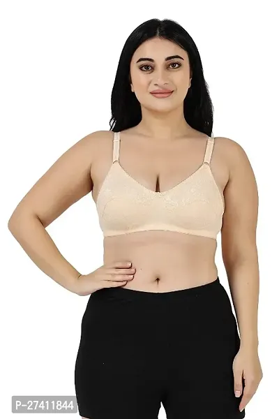 Pleasant Women Full Coverage Non Padded Bra-skin-thumb0