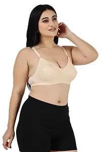 Pleasant Women Full Coverage Non Padded Bra-skin-thumb1