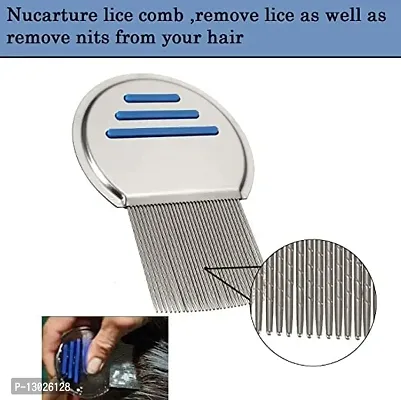 Stainless Steel Lice Treatment Comb for Head Lice/Lice Egg Removal Comb-thumb2