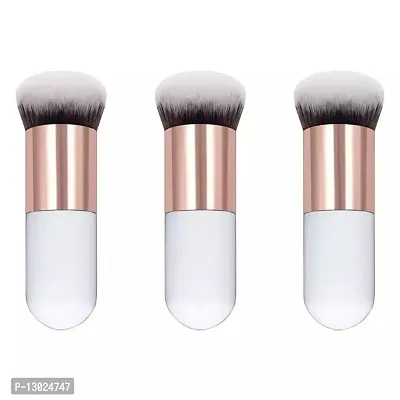 New Chubby Pier Foundation Brush Flat Cream Makeup Brushes Professional Cosmetic Make-up Brush 3 Pcs