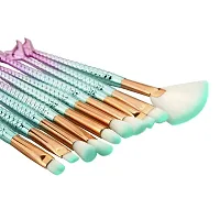 ClubComfort Eye Makeup Brushes Mermaid Eye Brush 10 pcs Set-thumb1