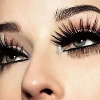 Beauty Makeup Natural Long False Eyelashes 10 Pairs, Free Eye Glue-thumb2