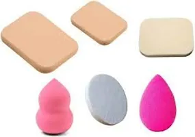 Sponge Makeup 6 In 1 Beauty Blender Multicolor-thumb3