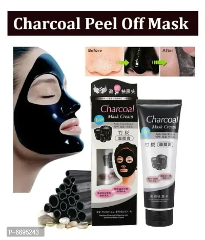 Trendy Trending Charcoal Face Mask Cream 130 Gm-thumb0