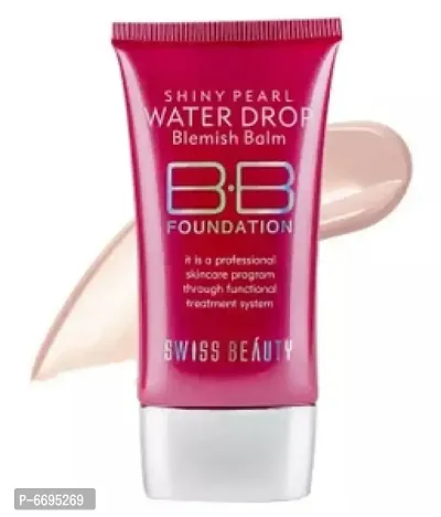 Trendy Beauty Cream Foundation Shiny Pearl Water Drop Blemish Balm Spf 15 40 Ml