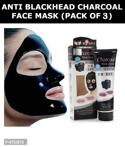 Charcoal Face Mask Anti Blackhead 390G Pack Of 3 130G Each