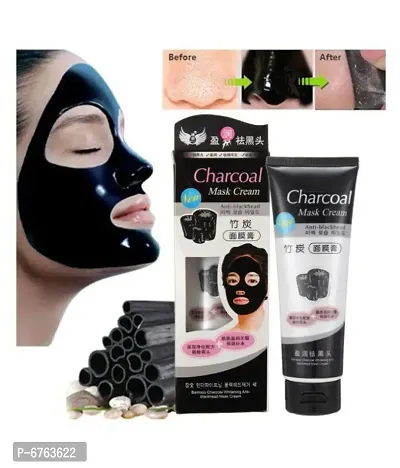 Charcoal Face Mask Cream 130 Gm-thumb0