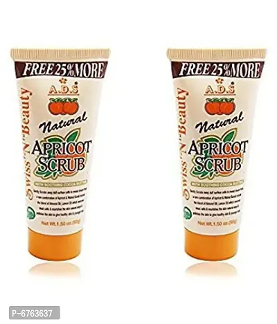 Ads. Finishing Powder Apricot Natural Scrub 50 Gm Pack Of 2