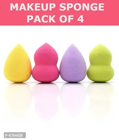 Beauty Blender Makeup Sponge Assorted Colors Pack Of 4