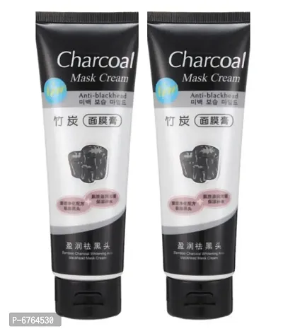 Lenon Beauty Charcoal Face Mask Cream 240 Gm Pack Of 2-thumb0