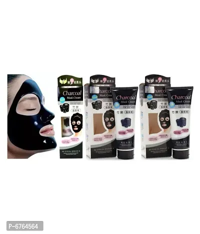 Rtb Original Charcoal Anti Blackhead Face Mask Cream 390 Gm Pack Of 3